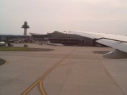 Vertrek van Dulles International Airport, Virginia