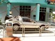 DeLorean uit "Back to the Future" in Universal Studios, Florida