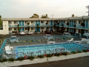 Het Travelodge motel in Hollywood