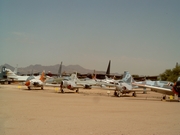 Veel vliegtuigen bij het Pima Air & Space Museum