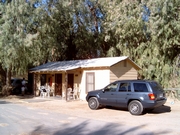 De cabin bij Furnace Creek Ranch in Death Valley National Park