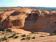 Prachtige rotsformaties nabij Delicate Arch